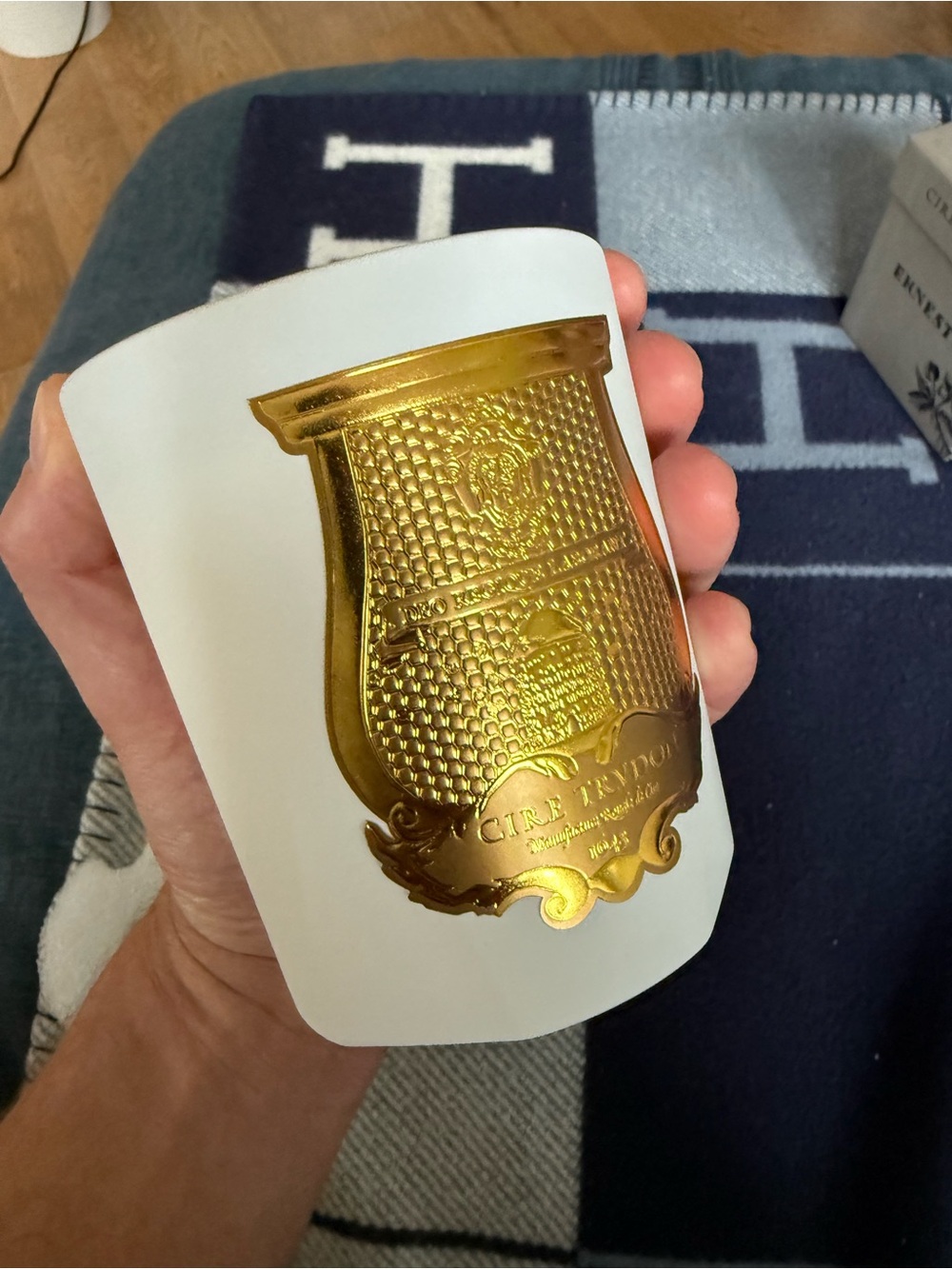 Cire Trudon SIX cancel White Box with Gold Foil Detailing